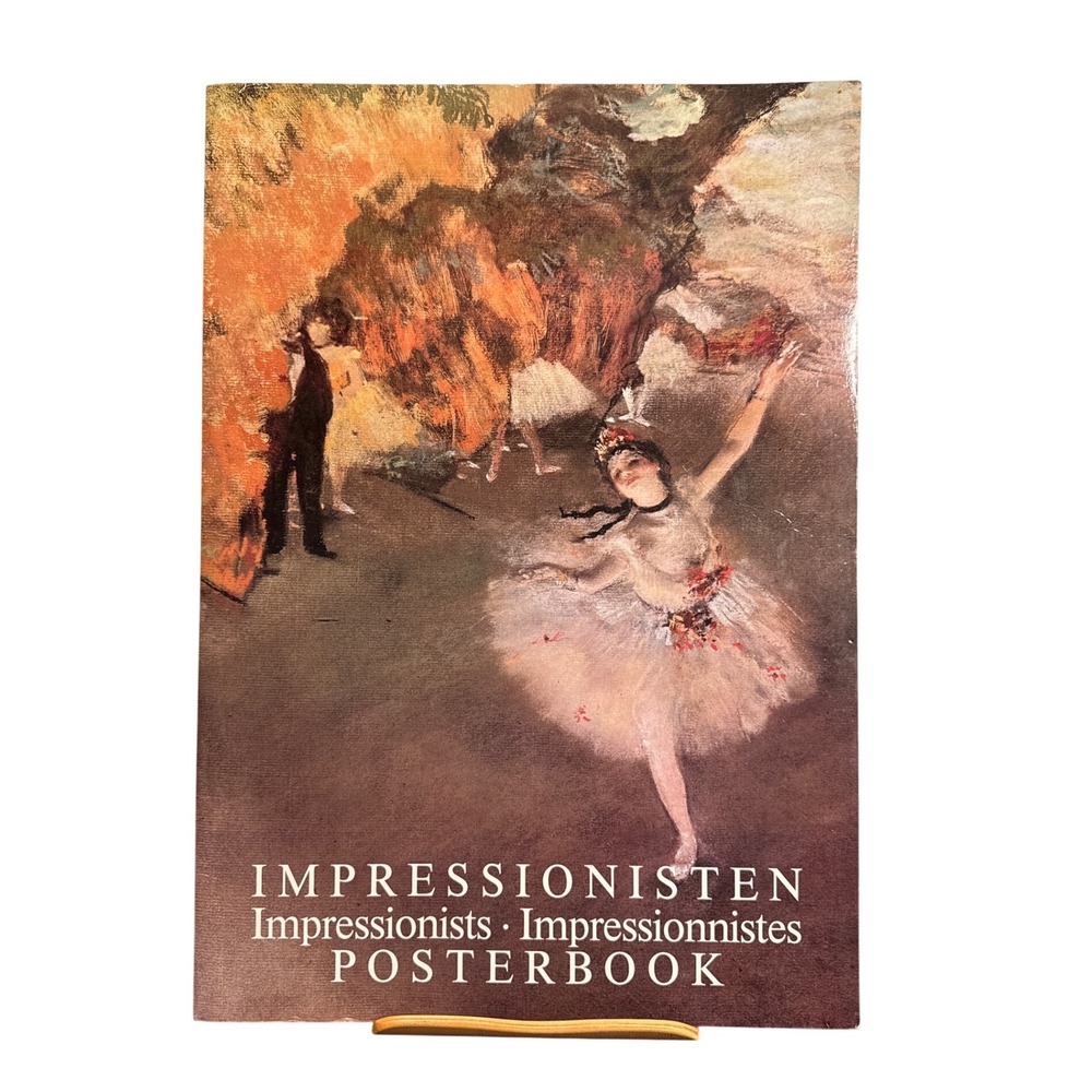 Impressionists Posterbook 1990 Taschen Van Gogh Degas Renoir Art Prints Folio